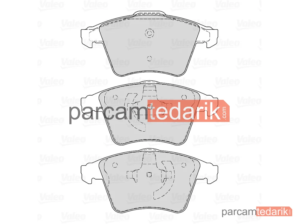 VALEO 671651 | Fren Balatası — VW Transporter T5, VW Multivan T6, VW Transporter T6 / Caravelle T6
